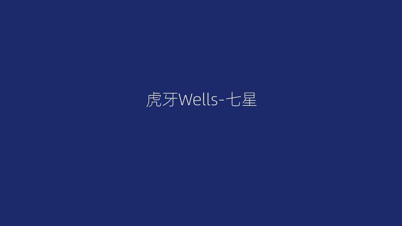 虎牙Wells-七星