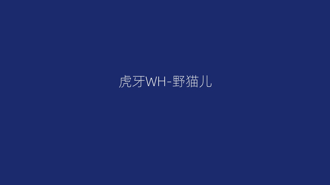 虎牙WH-野猫儿